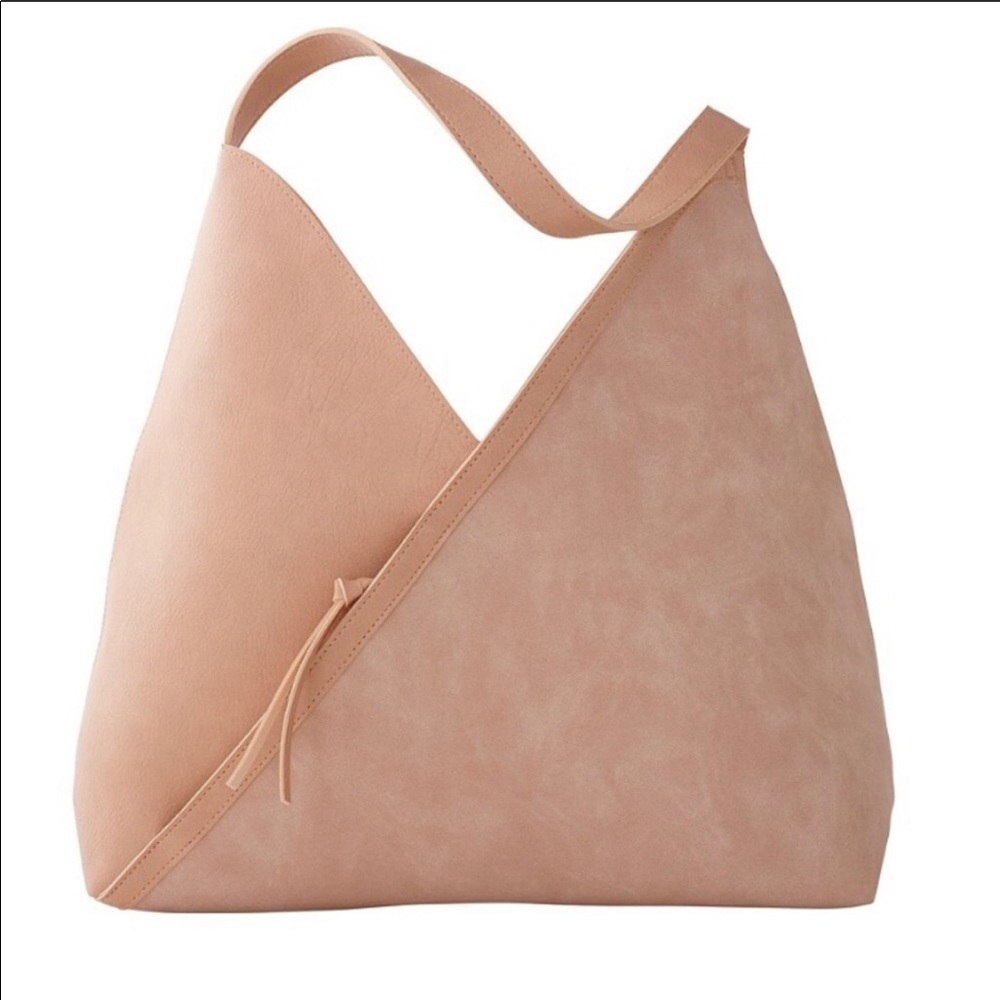 NWT Suede and Faux Leather Pink Ulta Tote